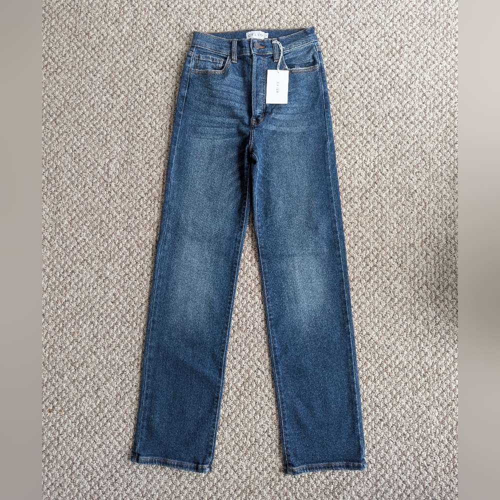 NWT Cello Jeans Super High Rise Dad Jean Size 1